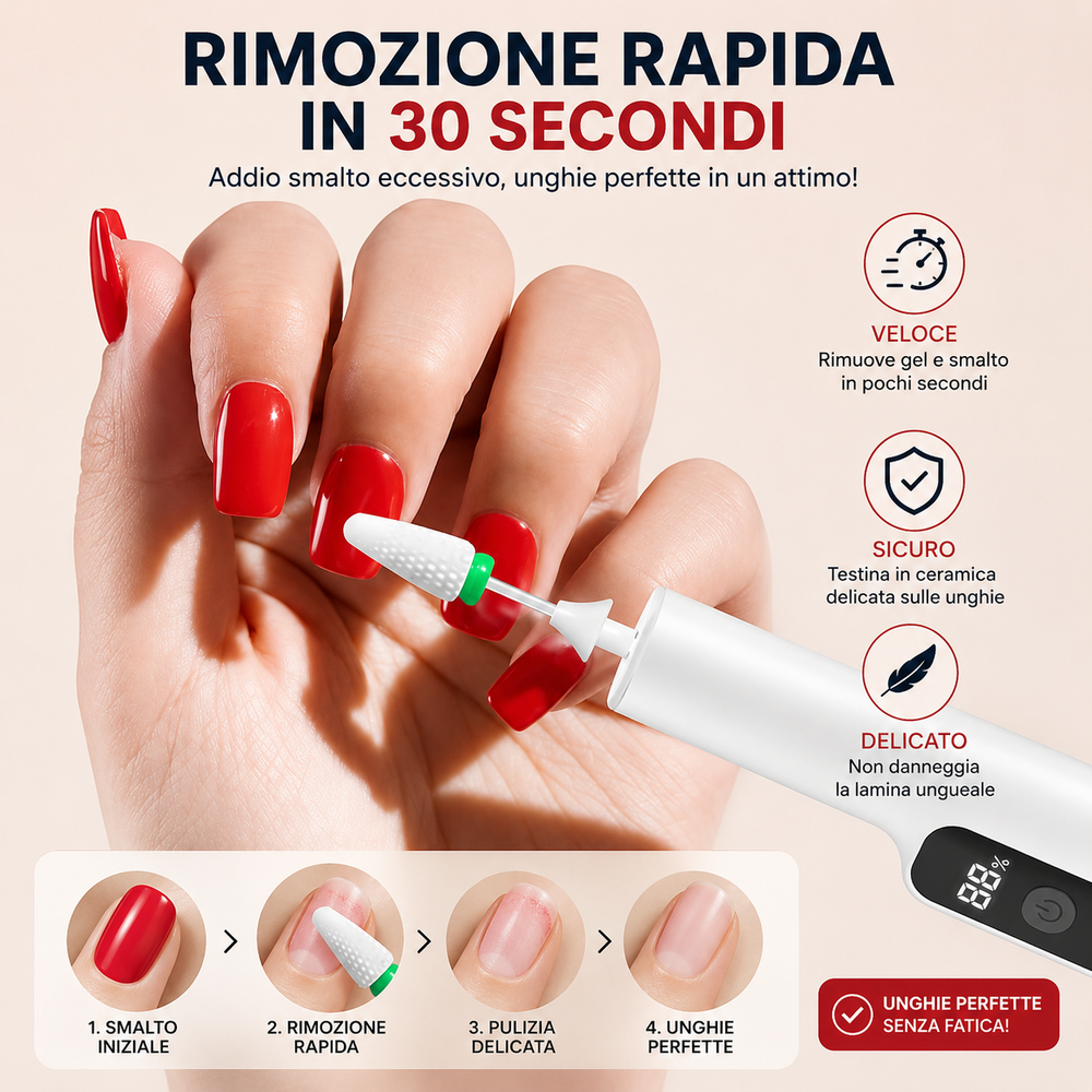 Dettaglio Sleen™ - Lima unghie elettrico